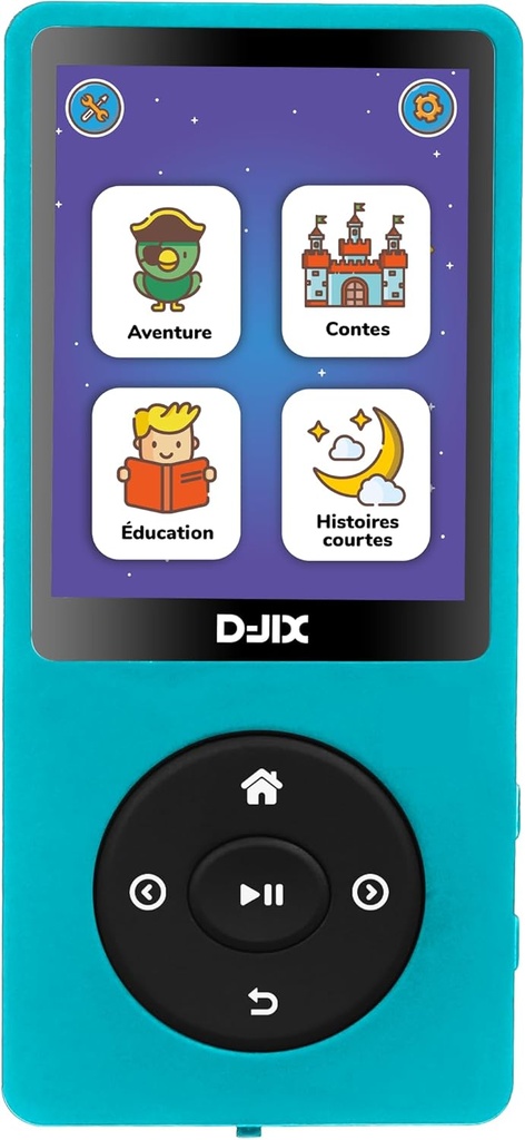 Cititor de povești D-Jix M-storykids pentru copii - 3-8 ani - Peste 150 de povești din poveștile și desenele lor preferate