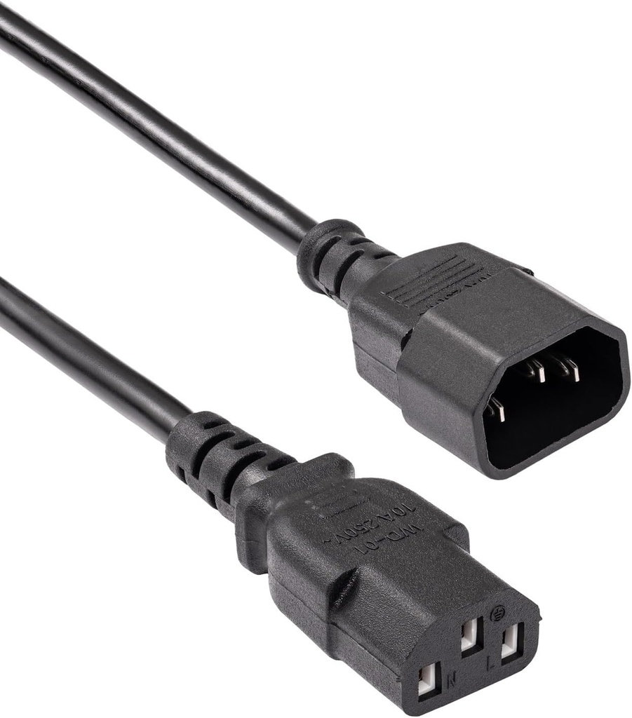 AKYGA AK-PC-07A Extensie cablu de alimentare IEC C13-C14 230V/50Hz 3m