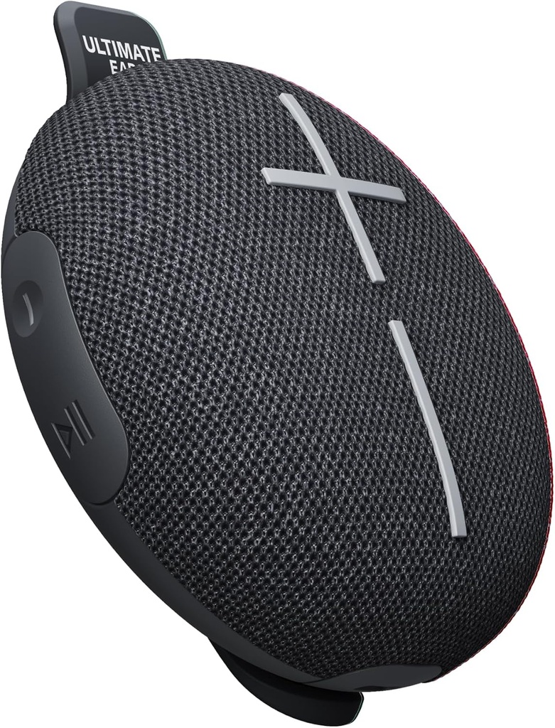 Difuzor Bluetooth Ultimate Ears MINIROLL ultraportabil, rezistent la apă, bas puternic, rezistent la praf IP67, rază de acțiune de 40 m (131 ft) - negru blând