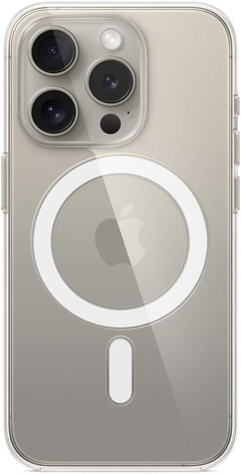 Husa transparenta Apple cu MagSafe pentru iPhone 15 Pro