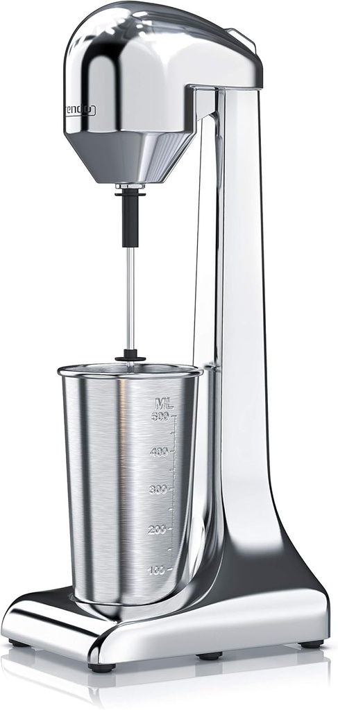 arendo - Blender de băuturi - Mixer de băuturi - ulcior de 500 ml - 100 W - 22.000 rpm - 2 setări de viteză - Smoothies Milkshake Cocktail