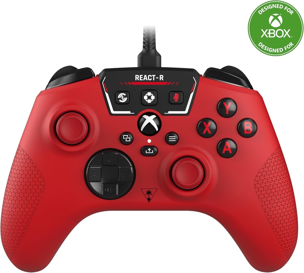 Turtle Beach REACT-R Controller Rot – Xbox Series X|S, Xbox One și PC