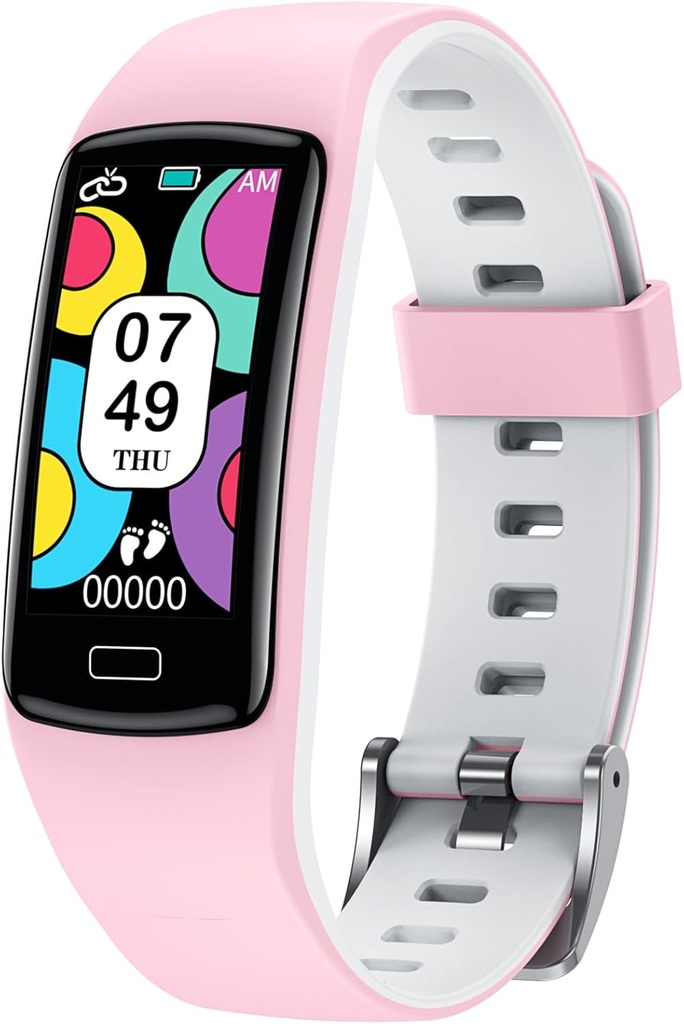 Smartwatch ceas fitness ceas pedometru impermeabil: Smart Watch ceas copii fete băieți ceasuri adolescenți cu ritm cardiac tensiune arterială ceas sport ceas alarmă ceas copii tracker fitness de la 12 ani