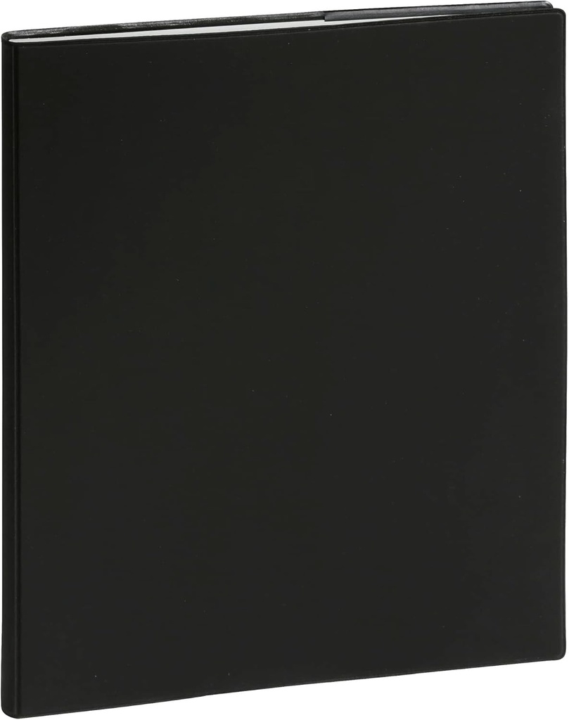 Exacompta - 224121E - Jurnal zilnic de birou Ziua planificata 22 Barbara - 18 x 22,5 cm - ianuarie - decembrie 2025 - Culoare neagra