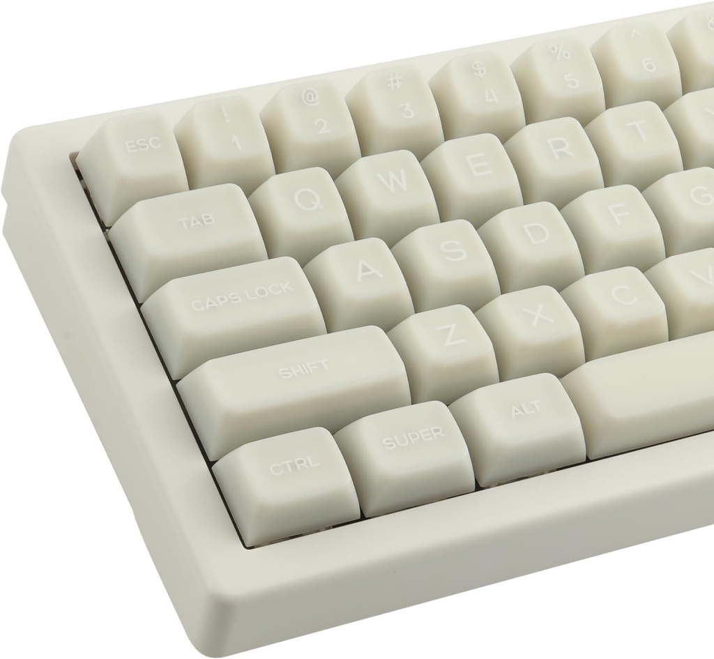 Tastaturi de jad alb 142 de atingeri Tastaturi PBT, profil SA Tastaturi translucide strălucitoare Set personalizat de taste pentru comutatoare Cherry MX Dispoziție ISO ANSI Tastaturi mecanice
