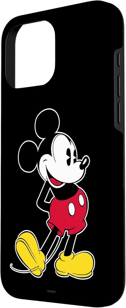Husa neagra pentru iPhone 16 Pro Max Disney Mickey Mouse Classic Pose