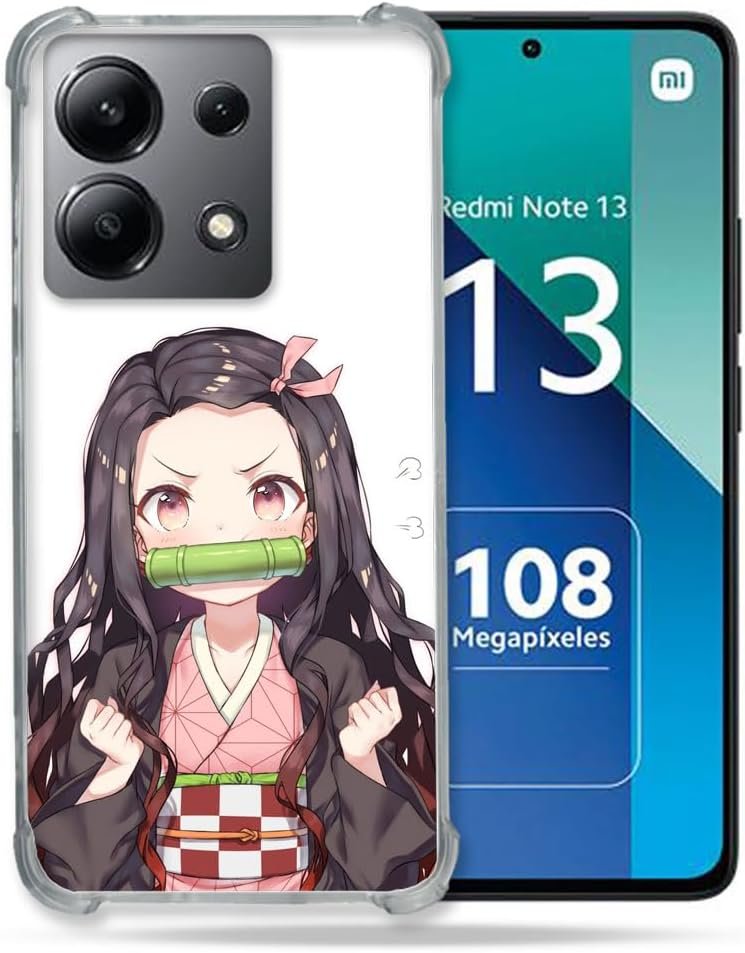 Husa armata Cokitec Shatterproof pentru Xiaomi Redmi Note 13 4G Manga Demon Slayer Nezuko