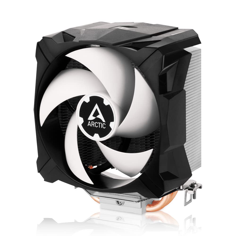 ARCTIC Freezer 7 X - Cooler CPU compact multicompatibil, ventilator PWM de 100 mm, compatibil Intel și AMD, Intel LGA1851 și LGA1700, 300–2000 RPM, pastă termică MX-4 pre-aplicată