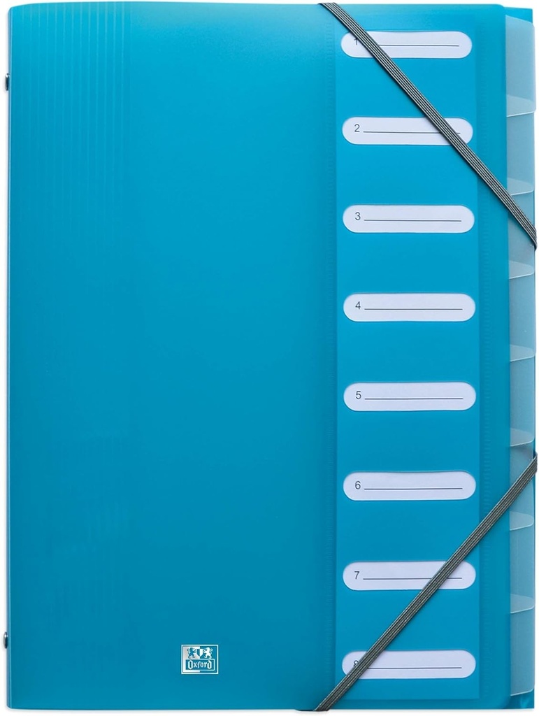 OXFORD Sortator Standard 8 Compartimente School Life A4 Polypro Cover Random Color