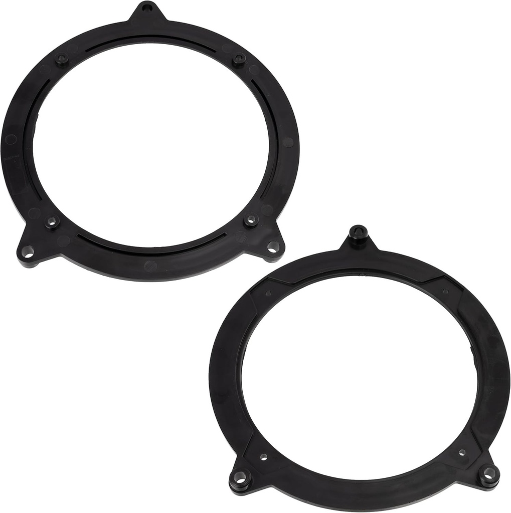 AERZETIX - C11615 - Set de 2 adaptoare/suporti pentru difuzoare auto O130 mm - Montare pe usa laterala, partea spate - Compatibil cu BMW 3 (E46)