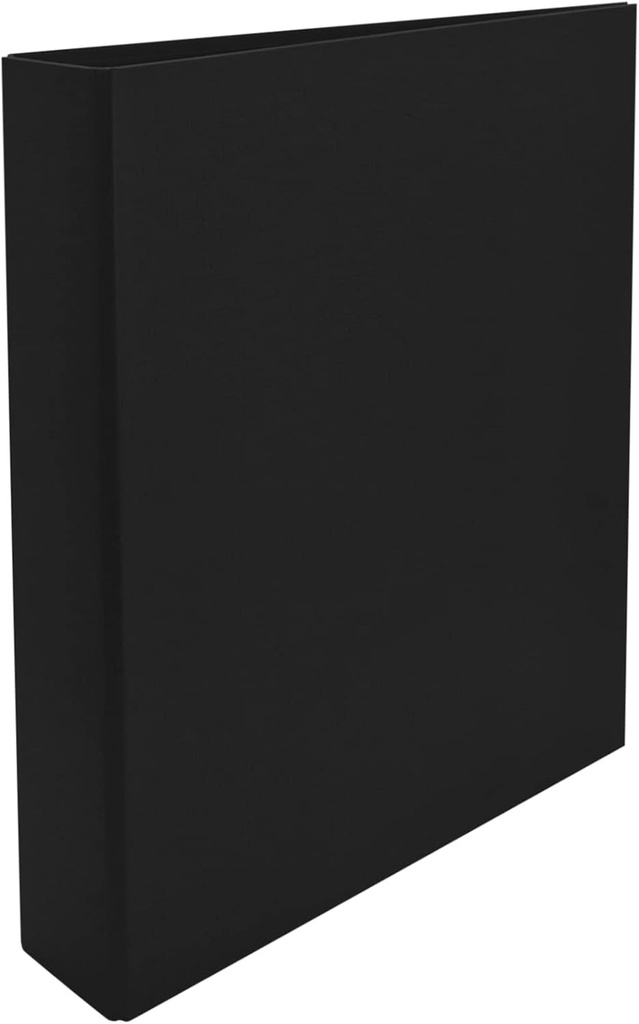 Raylu Paper(R) - 4 x Releare cu inele D de 40 mm, Referenta cu inele A4 pentru depozitarea documentelor, dimensiune A4 33,5 cm inaltime x 26 cm latime si dors 6 cm latime (negru)