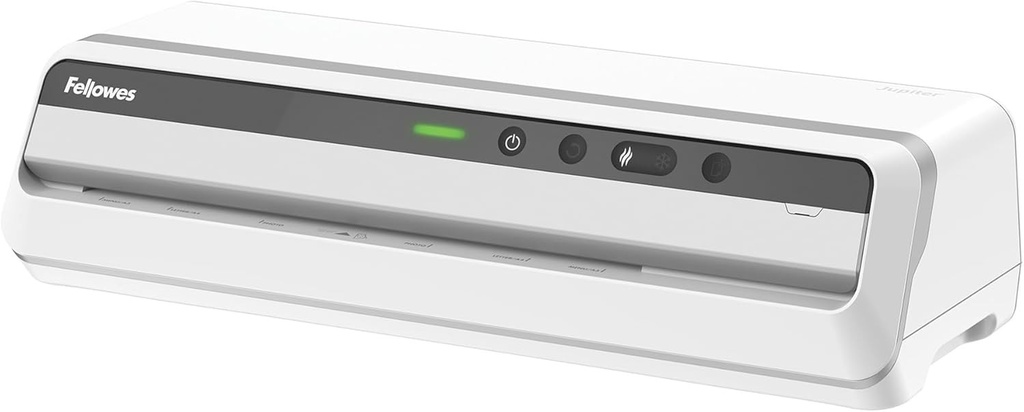 Laminator Fellowes Jupiter A3, pentru pungi de laminare la cald de la 80 la 250 microni, rezistenta, invers automat, include 10 pungi de laminat, alb