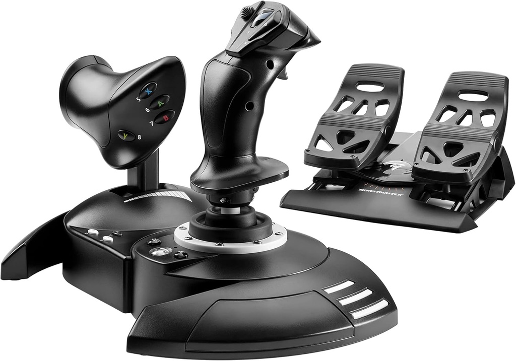 Kit complet Thrustmaster T.Flight X - Joystick, accelerație și pedale pentru Xbox Series X|S / Xbox One / PC