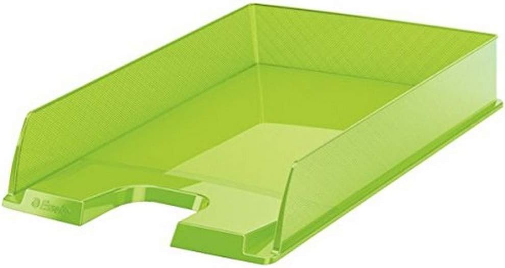 Tava pentru scrisori Esselte, A4, verde transparent, Europost, 623597