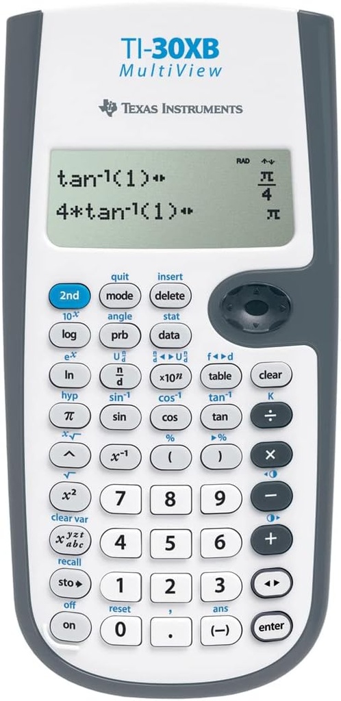TEXAS INSTRUMENTS TI-30XB MV TI-30XB Multicolor VIEW, gri/alb