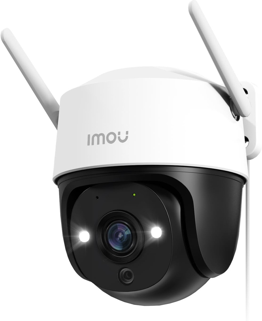 Cameră de supraveghere WiFi pentru exterior Imou 2K 360°, cameră IP PTZ Supraveghere de securitate, Detectare umană AI, Urmărire automată, Sirenă, Viziune nocturnă 30M, Audio bidirecțional, IP66