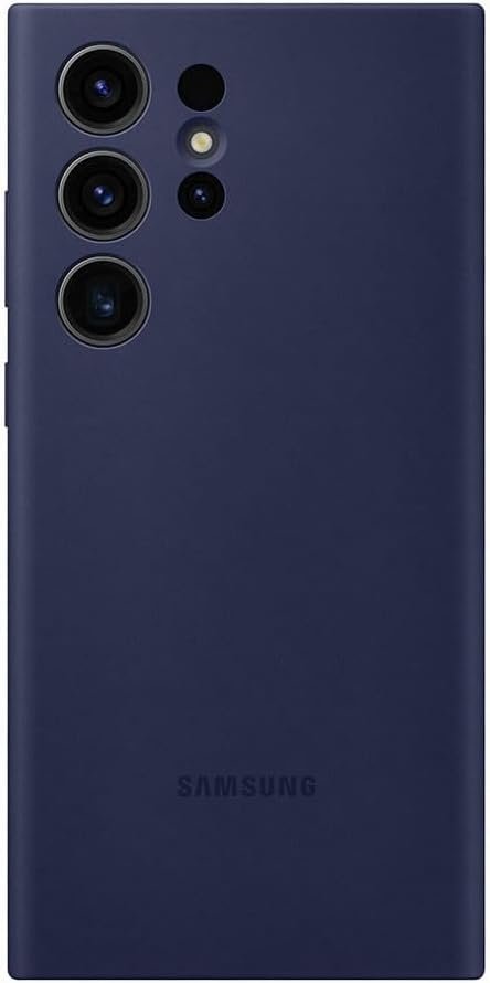 Husa din silicon Samsung pentru Galaxy S23 Ultra, bleumarin