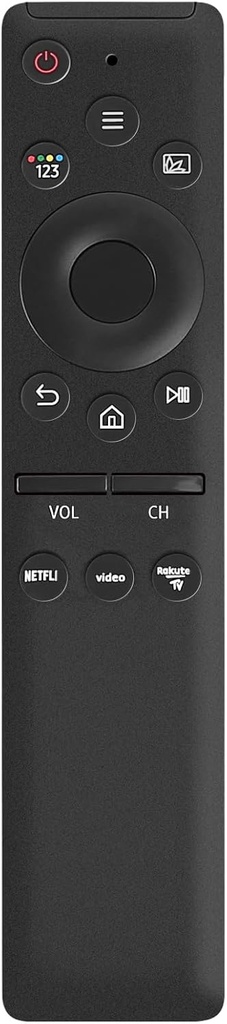 Telecomandă universală pentru televizorul inteligent Samsung LCD LED UHD QLED 4K HDR TV cu Netflix, buton video Rakuten-TV Prime