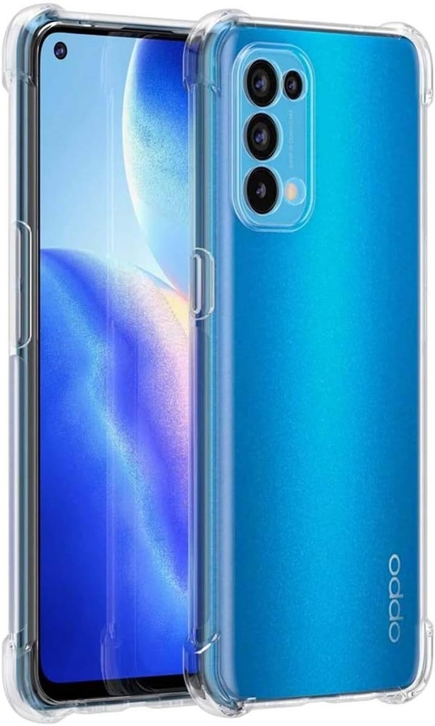 Tumundosmartphone Funda Gel TPU Anti-Shock Transparent pentru OPPO Find X3 Lite 5G