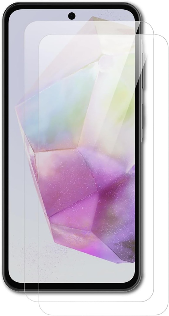 AICEK [Pachet de 2 compatibile cu Protector de ecran Samsung Galaxy A35 5G, sticla securizata pentru Samsung A35 5G Protector de ecran din sticla securizata