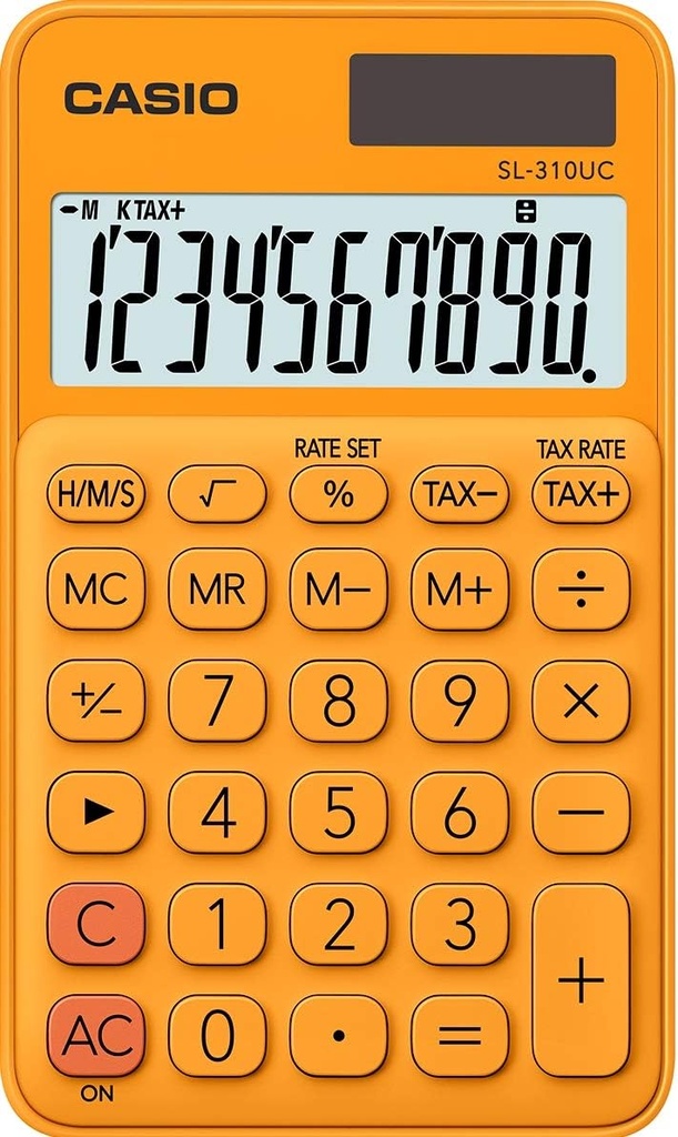 Calculator Casio SL-310UC-RG Display portocaliu (cifre)