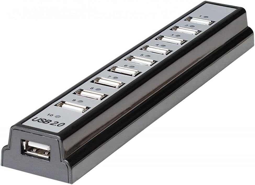 PRIMA4 - Hub Multiport Active USB 2.0 cu 10 porturi cu alimentare inclusa