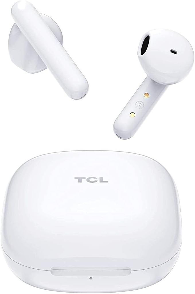 Casti fara fir TCL - MOVEAUDIO S150 (Bluetooth 5.0, incarcare rapida, carcasa de incarcare ultra-subtire, pana la 3,5 ore de ascultare, atingere) Alb