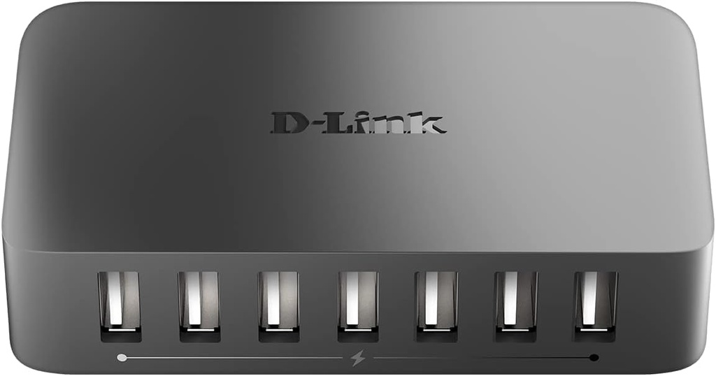 D-Link DUB-H7 USB HUB Hub USB 2.0 cu 7 porturi - Ideal pentru partajarea unei conexiuni între mai multe dispozitive USB