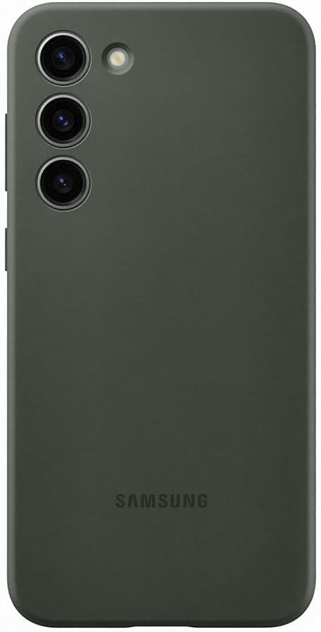 Husa din silicon pentru smartphone Samsung EF-PS916 pentru Galaxy S23+, husa pentru telefon mobil, silicon, rezistenta la zgarieturi, design subtire, kaki