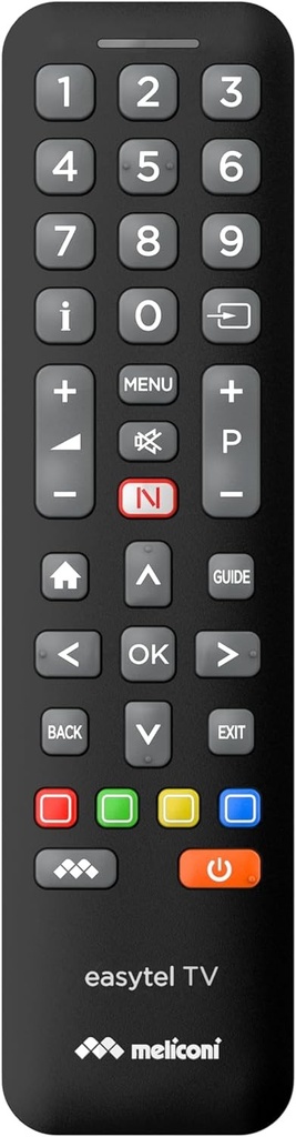 Meliconi | Telecomanda universala Easytel TV NOUA - controleaza si functiile de baza ale Smart TV.
