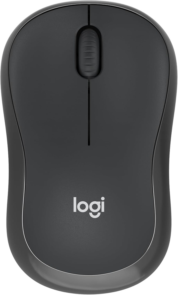 Mouse Bluetooth silențios Logitech M240, fără fir, compact, mobil, urmărire lină, baterie de 18 luni, pentru Windows, macOS, ChromeOS, compatibil cu PC, Mac, laptop, tablete - grafit