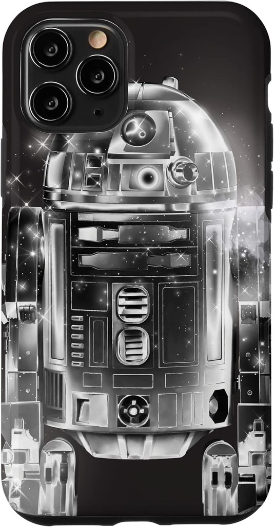 Hulle pentru iPhone 11 Pro Star Wars R2-D2 Retro Galaxy Schwarz