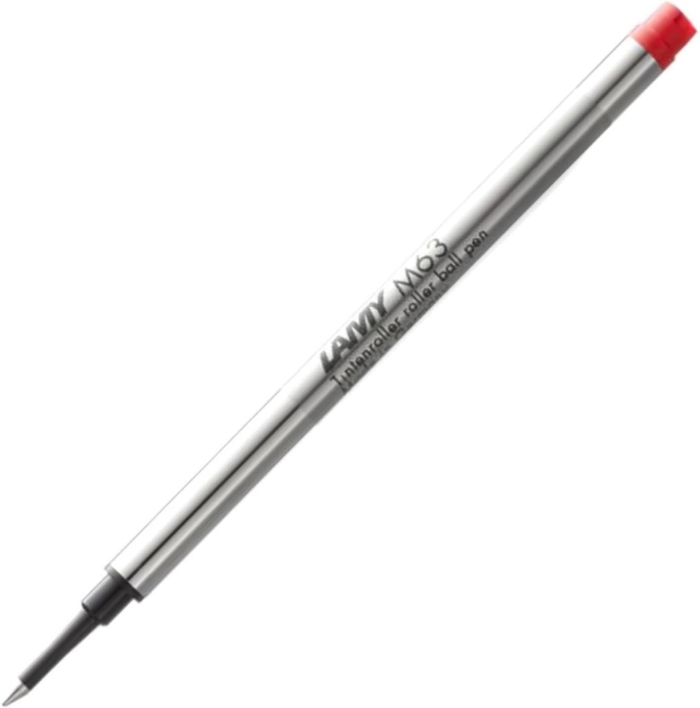 LAMY M 63 Refill 823 - Rezerva metalica pentru rollerball in rosu pentru pixuri cu role LAMY cu capac - latime linie M, 1218561