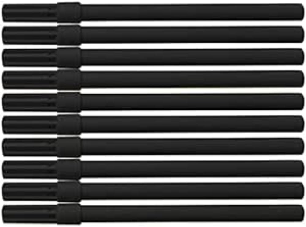 OFISER PRODUSE PRODUSE Pix cu pasla Basic / 10 bucati (1 pachet) / Culoare: Negru / Fibra pentru desen / Kid Color / Fiber varf / Non-toxic, sigur pentru copii 17261112-05