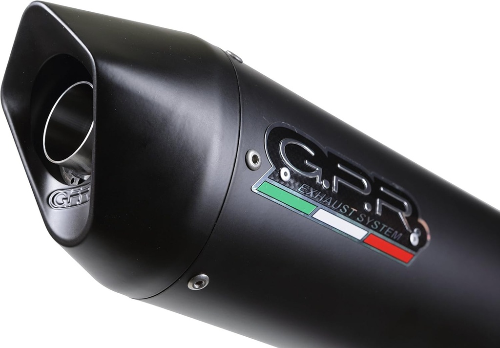 GPR Evacuare marca GPR compatibil cu Husqvarna TE 610 E - SM 610 2005-2006, Furore Nero, Evacuare Legal, omologata, amortizor de zgomot cu db killer detasabil si teava de racord specific