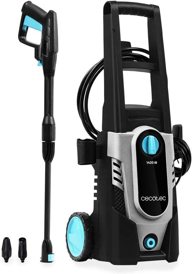 Masina de spalat cu presiune Cecotec Hydroboost 1500 Easy Move. 1500 W si jet maxim de 468 l/h, presiune maxima de 120 bar. Raza de actiune + 11 m. Duza turbo si duza reglabila.
