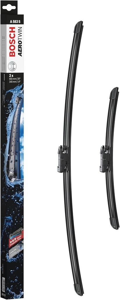 Stergatoare Bosch Aerotwin A583S, lungime 650 mm/340 mm, 1 set pentru parbriz fata