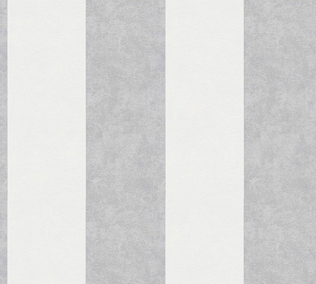 CA. Tapet netesut Creation - Tapet cu dungi in gri, crem si alb - Tapet pentru diverse camere - Tapet netesut in 10,05 m x 0,53 m