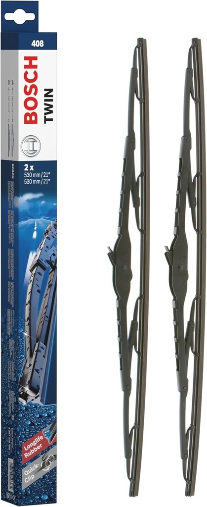 Stergatoare Bosch Twin 408, lungime 530 mm/530 mm, 1 set pentru parbriz fata