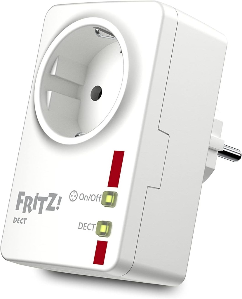 AVM FRITZ! DECT 200 Edition International, priza DECT inteligenta pentru casa dvs. inteligenta, ampermetru, temporizator, pornire/oprire de la distanta prin aplicatie, software si instructiuni in italiana