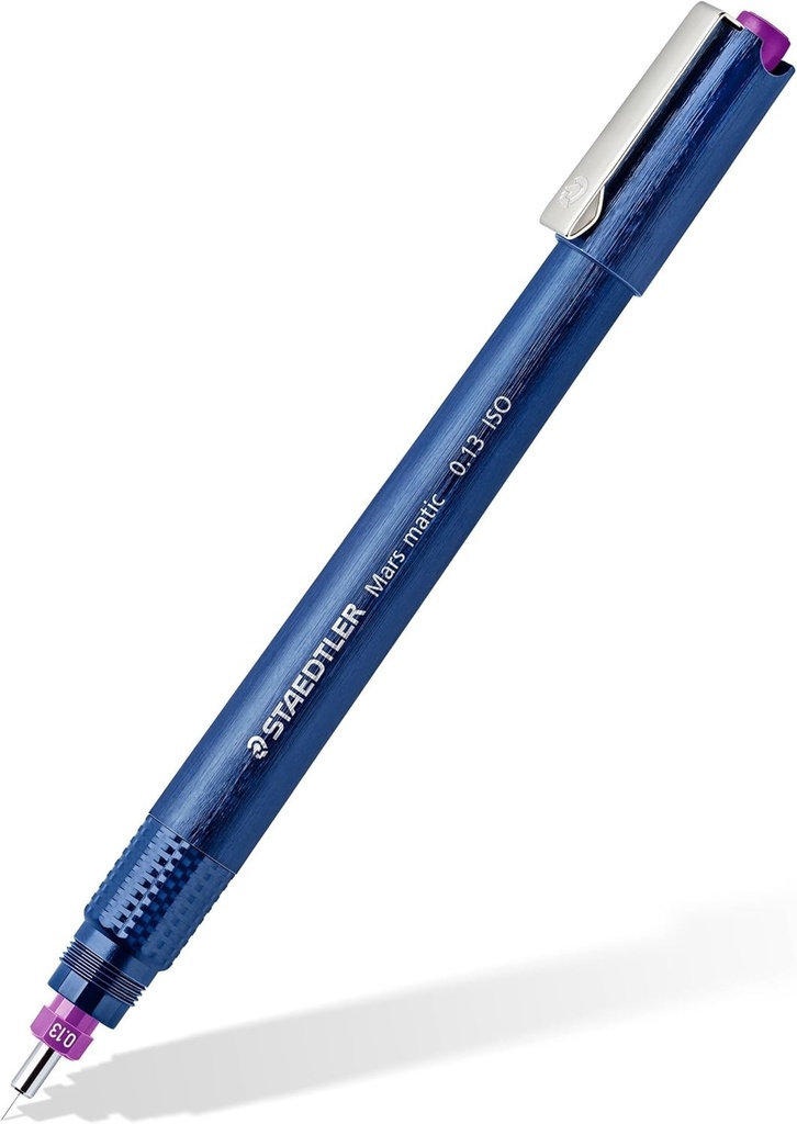 Staedtler Mars Matic, Pix tubular profesional pentru desen pe hartie, varf de 0,13 mm, furnizat intr-o cutie de carton, 700 M013