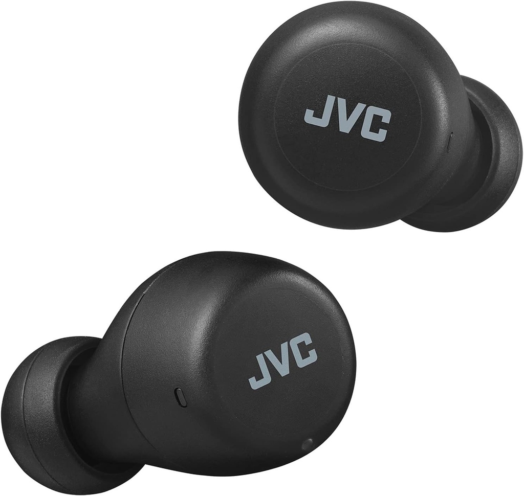 Casti fara fir JVC Gumy Mini, in-ear mici, usoare, Bluetooth 5.1, rezistenta la apa (IPX4), durata lunga de viata a bateriei (pana la 15 ore) - HA-Z55T-B (negru)