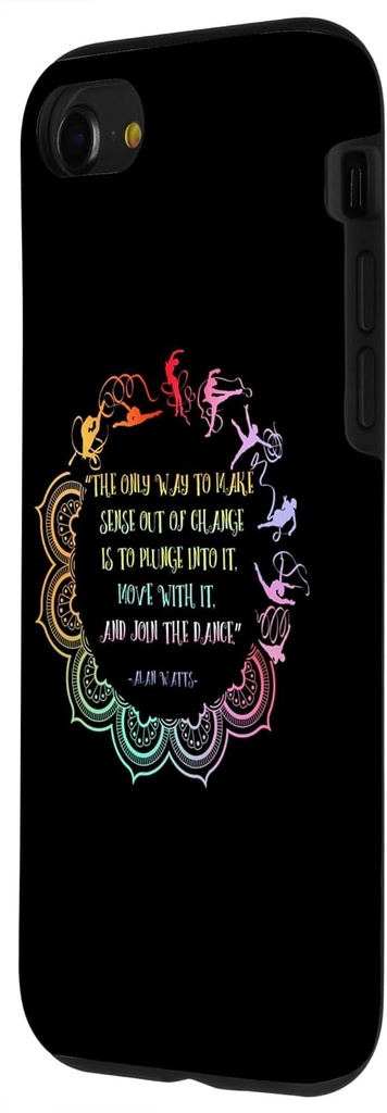 Husa pentru iPhone SE (2020) / 7 / 8, Alan Watts.