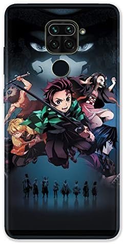 Husa Cokitec pentru Xiaomi Redmi Note 9 - Manga Demon Slayer Black