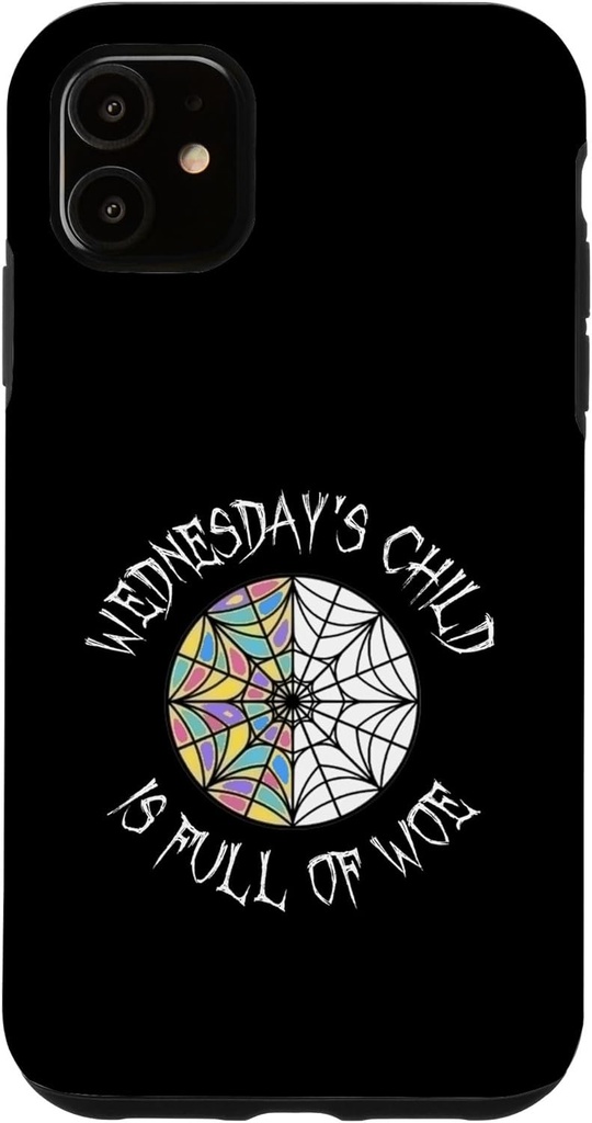 Husa pentru iPhone 11 Wednesday's Child Full of Wee Trendy Popular Fereastra rotunda
