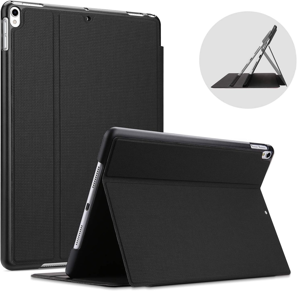 Husa ProCase Book Cover pentru iPad Air (a treia generatie) 10,5 inchi 2019 / iPad Pro 10,5", Husa pliabila de protectie usoara Urban Folio Husa inteligenta - neagra