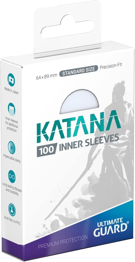 Mansoane interioare Ultimate Guard Katana Standardgrosse Transparente (100)