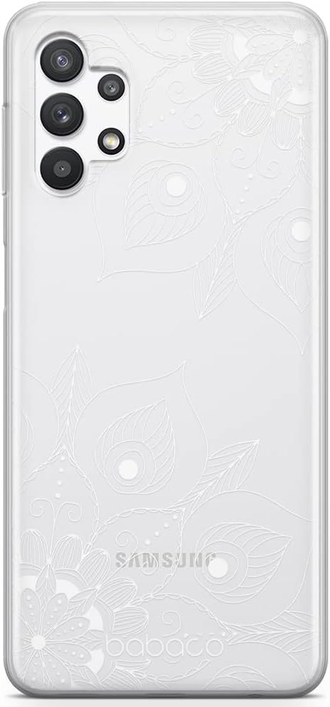 Husa telefon mobil BABACO ERT Group pentru Samsung A32 5G, Originala si Licentiata Oficial, Design Mandalas 003, Adaptata la forma telefonului mobil, partial transparenta