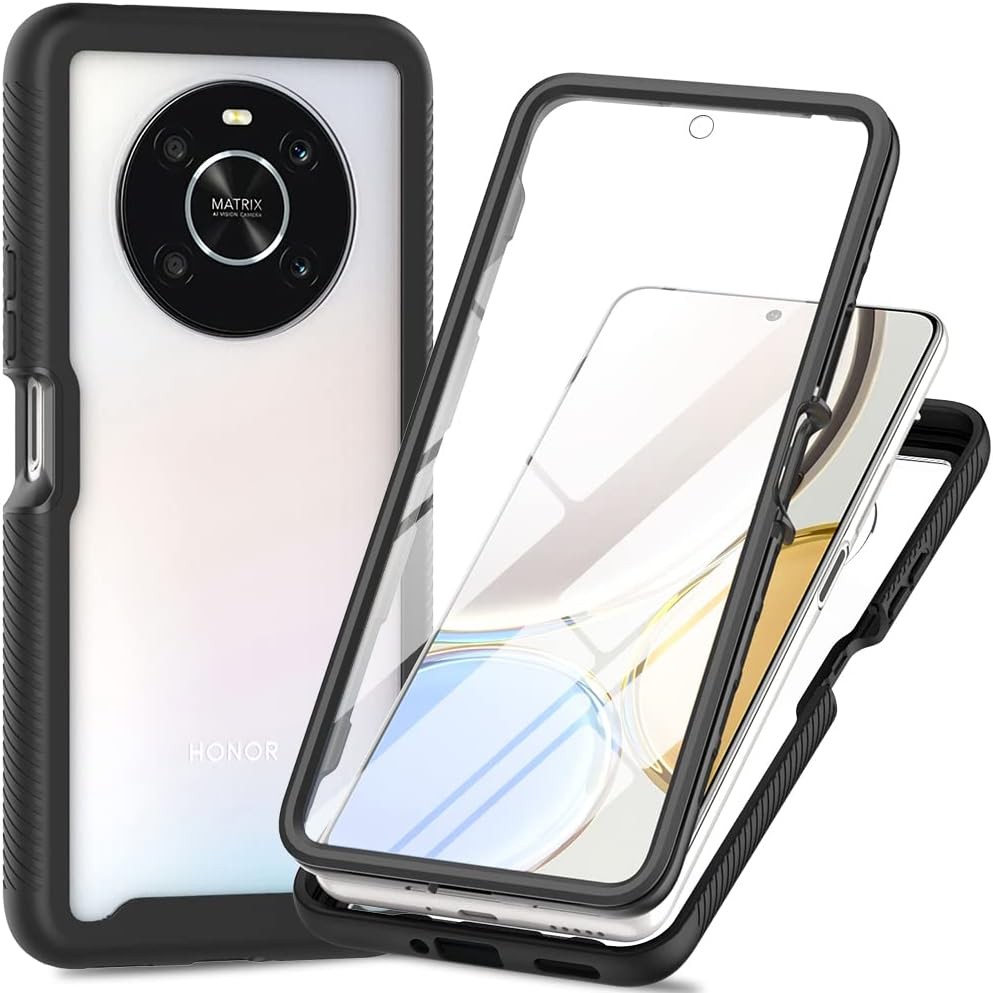 Husa XINNI pentru Honor Magic4 Lite 5G(Magic 4 Lite) Husa rezistenta la socuri cu protector de ecran, husa de 360 ​​de grade pentru intregul corp, bara de protectie solida, husa transparenta portabila