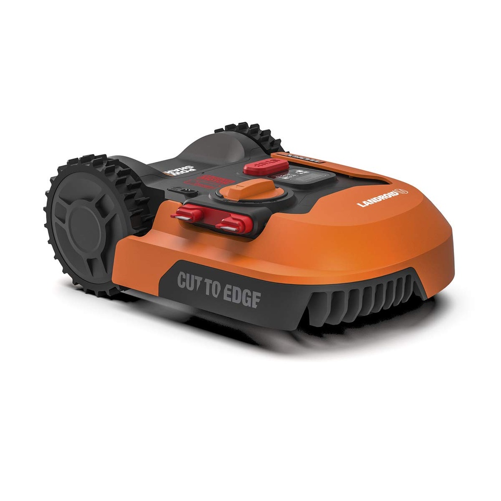 WORX - Landroid - 2000 m² - Robot de tuns iarba conectat - WR155E (instalare ușoară, configurabil, control de la distanță prin APP, tăiere aproape de margini, cosit inteligent, cosit în ploaie)